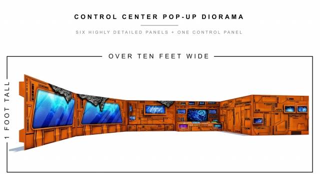 Control Center Set Pop Up Diorama | Transformers Masterpiece