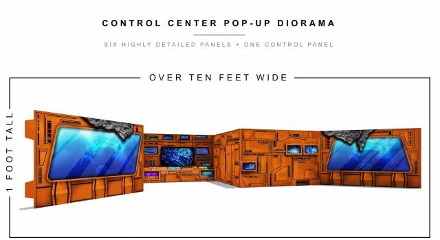 Control Center Set Pop Up Diorama | Transformers Masterpiece