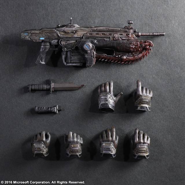 Marcus Fenix Play Arts Kai I Square Enix
