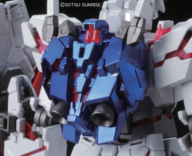MG Unicorn Gundam Red/Green Frame Titanium Finish - MS Gundam Unicorn RE:0096