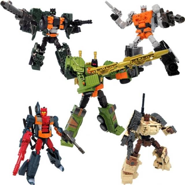 UW-EX Baldigas Combiner Set of 5 | Transformers Unite Warriors