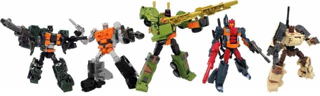 UW-EX Baldigas Combiner Set of 5 | Transformers Unite Warriors