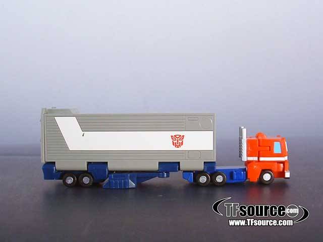 WST Convoy Optimus Prime Trailer and Roller Anime Version | Worlds Smallest Transformers