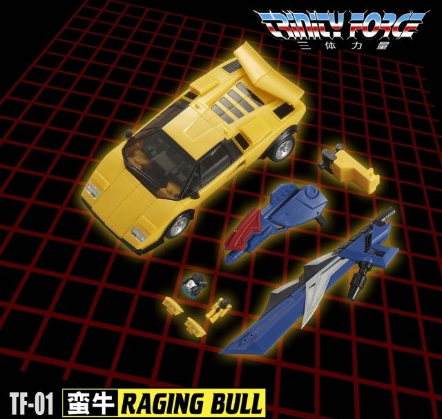TF-01 Raging Bull | TFC Toys Trinity Force