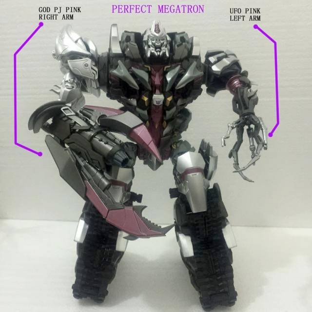 PJ-01 EVIL-BLOOD BLADE Pink Mega Arm ROTF Megatron Cannon Arm Upgrade | Dream Factory | Upgrade Kit