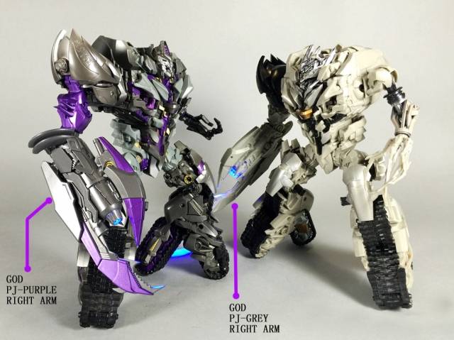 PJ-01 EVIL-BLOOD BLADE Purple Mega Arm ROTF Megatron Cannon Arm Upgrade | Dream Factory | Upgrade Kit
