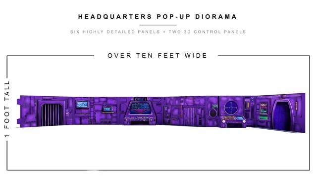 Headquarters Pop-Up Diorama | Transformers Masterpiece