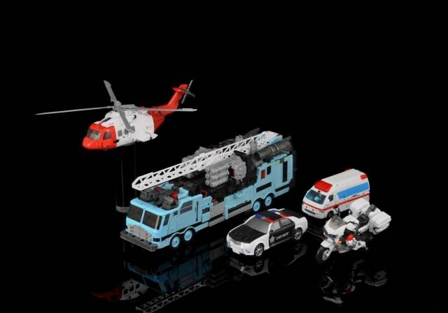 Guardia Combiner Set of 5 | MakeToys | Mtcombiner
