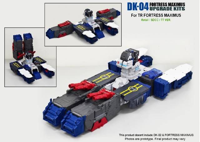 DK-04 Foot Upgrade Kit for Transformers Titans Return Fortress Maximus | Dna Design | Upgrade Kit