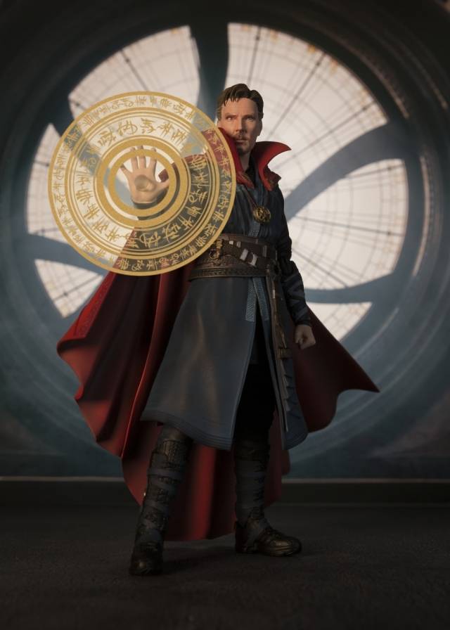 Doctor Strange and Burning Flame Set S.H. Figuarts | Bandai Tamashii Nations | Marvel