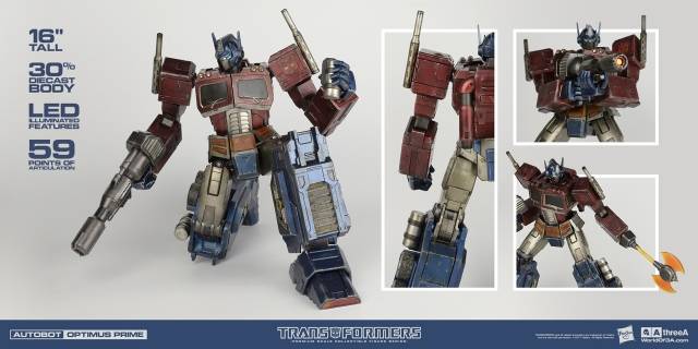 Optimus Prime Classic Edition Premium Collectible Figure | Transformers | threezero