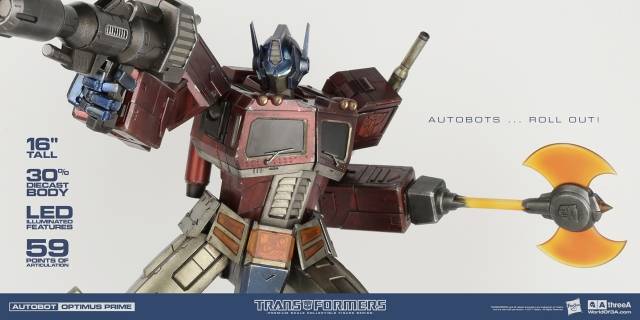 Optimus Prime Classic Edition Premium Collectible Figure | Transformers | threezero