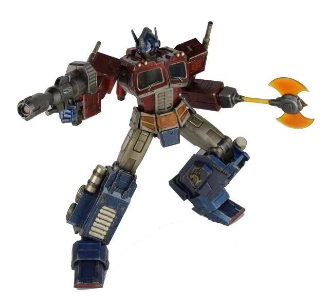 Optimus Prime Classic Edition Premium Collectible Figure | Transformers | threezero