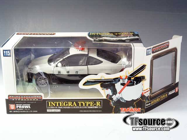 BT-15 Prowl Police Car | Nissan Integra Type-R | Transformers Binaltech