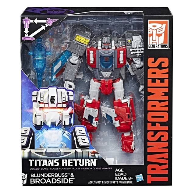Broadside and Blunderbuss Voyager Class  | Transformers Generations Titans Return