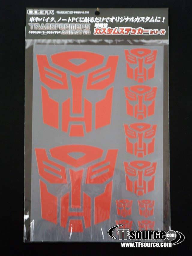 Autobot Sticker Sheet | Transformers G1 Generation One