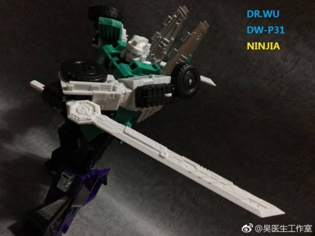 DW-P31 NINJA Set of Swords and Weapons | Dr. Wu | Upgrade Kit
