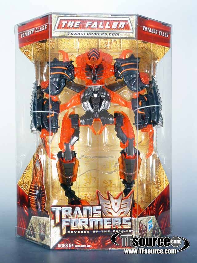 Voyager Class The Fallen Clear Burning Version Wonderfest Exclusive | Transformers 2 ROTF Revenge of the Fallen