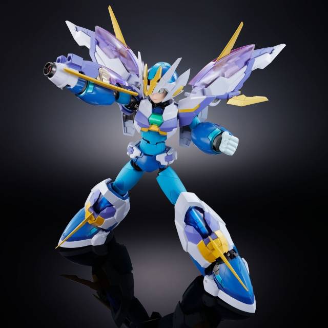 Chogokin Megaman X and Giga Armor X Kanetake Ebikawa Version S.H. Figuarts | Bandai Tamashii Nations | Mega man