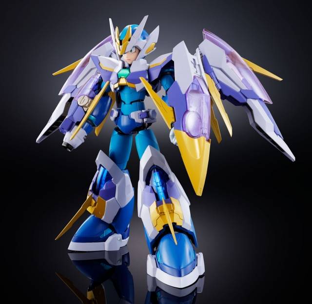 Chogokin Megaman X and Giga Armor X Kanetake Ebikawa Version S.H. Figuarts | Bandai Tamashii Nations | Mega man