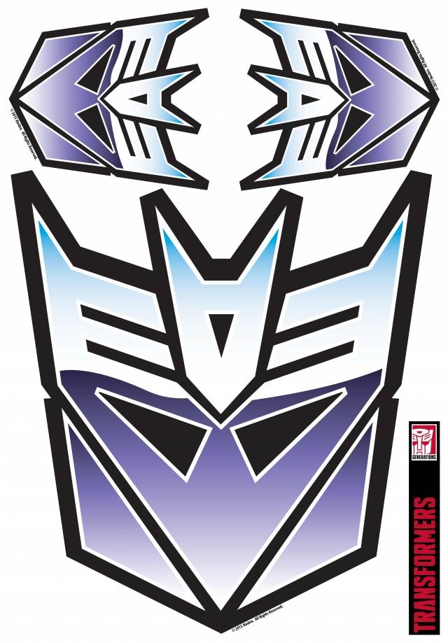 Decepticon Full Color Car Graphics Set | Transformers G1 Generation One