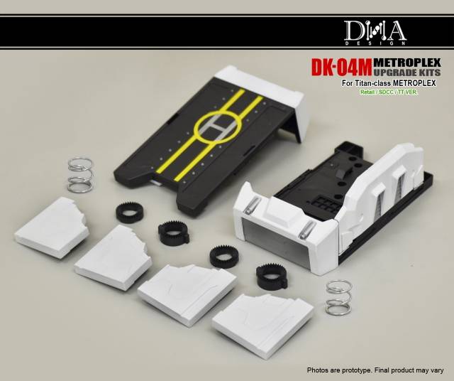 DK-04M Foot Upgrade Kit for Transformers Generations Titan Metroplex | Dna Design | Upgrade Kit