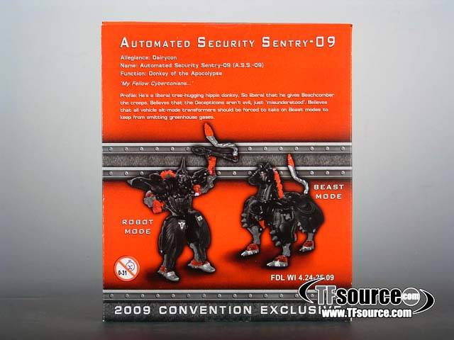 Dairycon 2009 - ass-09 Maniacal Maroon Version - TFsource Exclusive