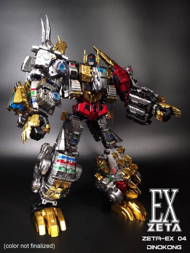 EX-04 Dinokong Dino Combiner Metallic Set of 5 | Zeta Toys