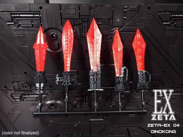 EX-04 Dinokong Dino Combiner Metallic Set of 5 | Zeta Toys
