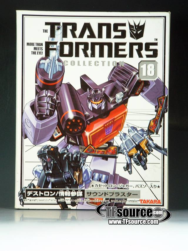 #18 Soundblaster Transformers G1 | the Transformers Collection Book Style Reissue