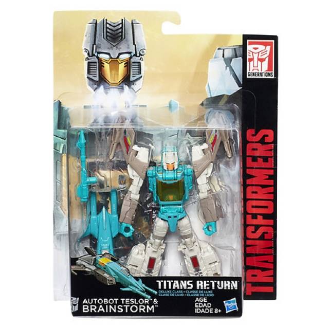 Brainstorm with Teslor Limited Edition Exclusive Deluxe Class  | Transformers Generations Titans Return