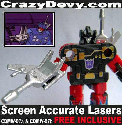 CDMW-07a Cassette Robot Power Parts Frenzy | Crazy Devy