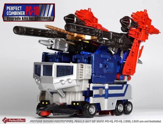 PC-18 Upgrade Kit for Transformers Legends God Ginrai | Perfect Effect | Upgrade Kit