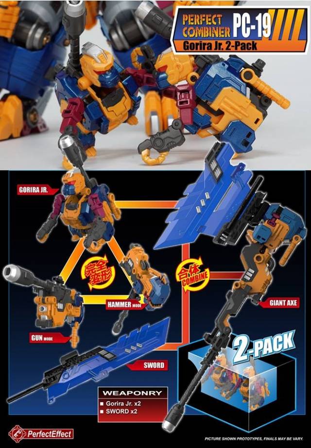 PC-19 Beast Gorira 2-Pack | Perfect Effect | Upgrade Kit