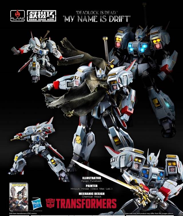 Drift #01 | Transformers Kuro Kara Kuri | Flame Toys