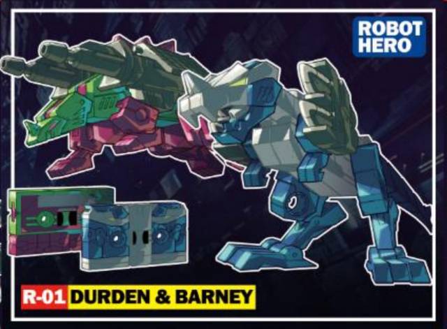 R-01 Durden and Barney | Robot Hero
