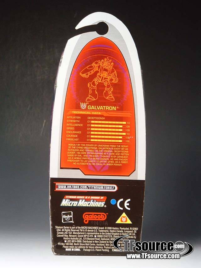 Galvatron 3-Inch | Transformers Titanium Robot Masters