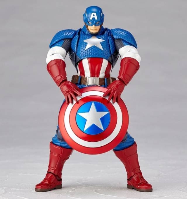 No. 007 Captain America | Marvel Revoltech Amazing Yamaguchi