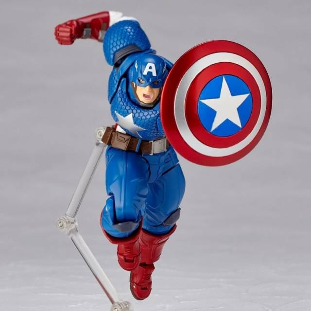 No. 007 Captain America | Marvel Revoltech Amazing Yamaguchi