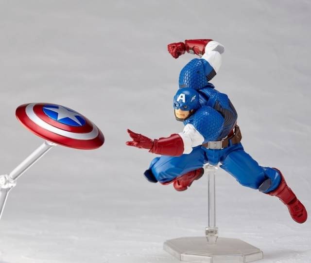 No. 007 Captain America | Marvel Revoltech Amazing Yamaguchi