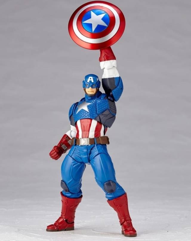 No. 007 Captain America | Marvel Revoltech Amazing Yamaguchi