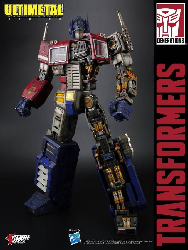 UM-01B Optimus Prime Battle Damaged Version 17-inch Figure | Transformers Ultimetal
