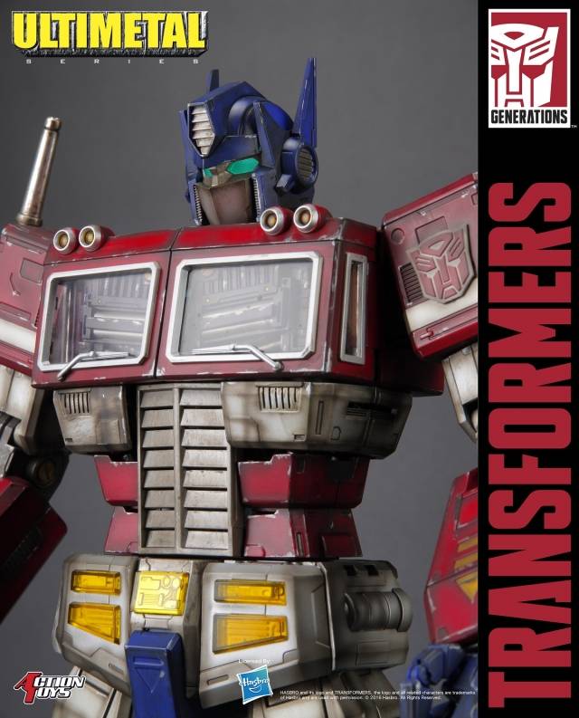 UM-01B Optimus Prime Battle Damaged Version 17-inch Figure | Transformers Ultimetal