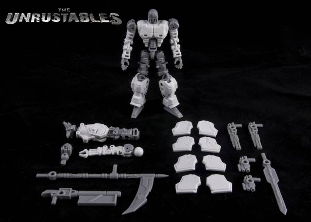 MM04A The Prospect Accesory Pack White Version | The Unrustables Cybertech Series | Mayhem Mechanics