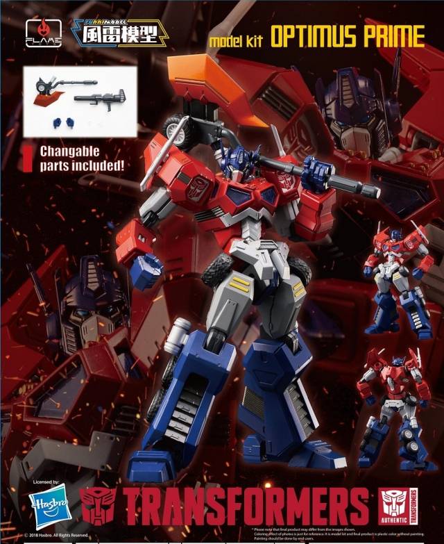 01 Optimus Prime Attack Mode Model Kit | Transformers Furai Model | Flame Toys