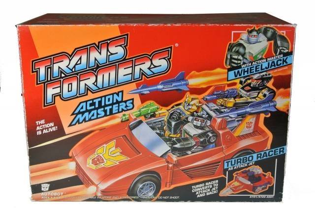 Wheeljack and Turbo Racer Action Masters Vintage Transformers G1