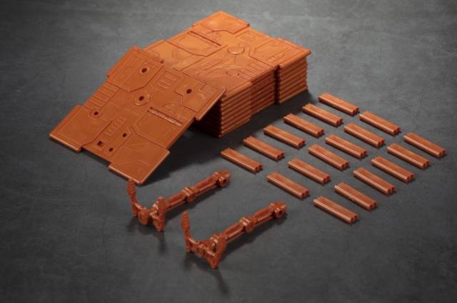 Iron Deck Base Background Panels Orange | Wild Kidz | Upgrade Kit