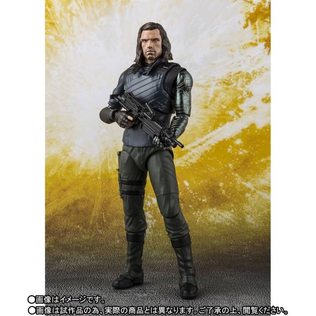 Bucky and Tamashii Effect Impact S.H. Figuarts | Bandai Tamashii Nations | Marvel