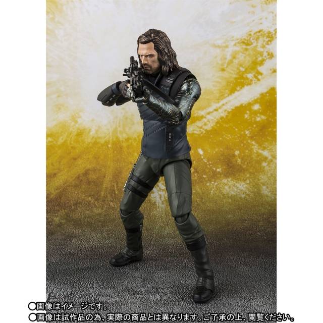 Bucky and Tamashii Effect Impact S.H. Figuarts | Bandai Tamashii Nations | Marvel