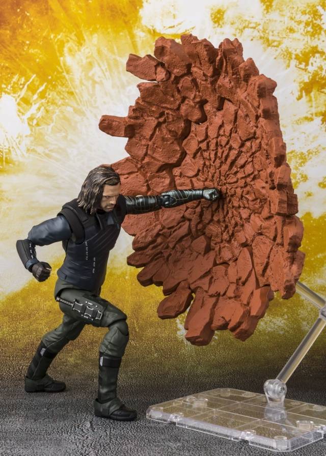 Bucky and Tamashii Effect Impact S.H. Figuarts | Bandai Tamashii Nations | Marvel